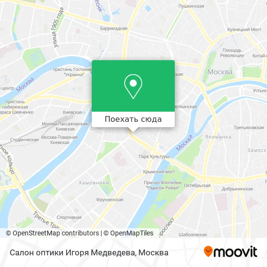 Карта Салон оптики Игоря Медведева