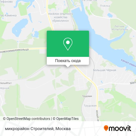 Карта микрорайон Строителей