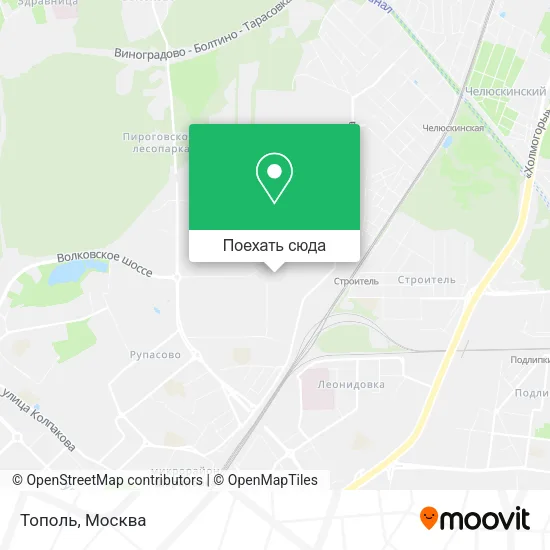 Карта Тополь