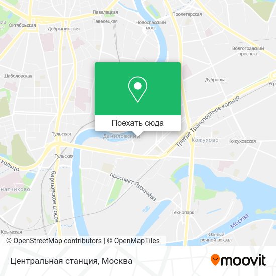 Карта Центральная станция