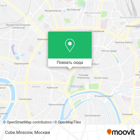Карта Cube.Moscow