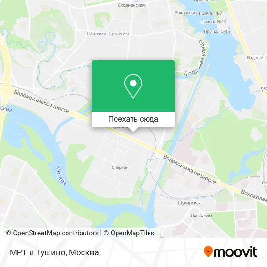 Карта МРТ в Тушино