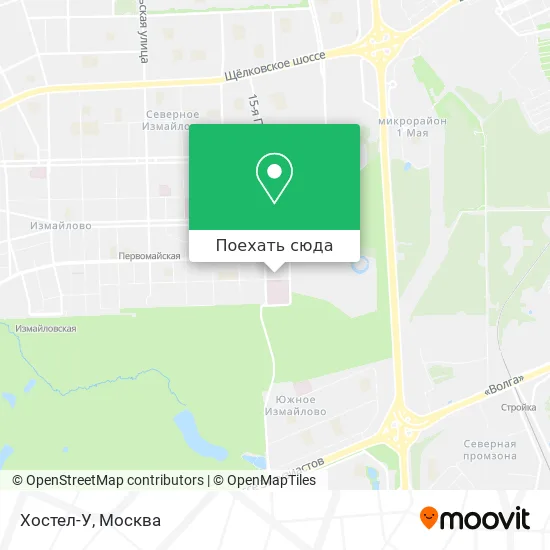 Карта Хостел-У