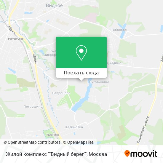 Карта Жилой комплекс ""Видный берег""