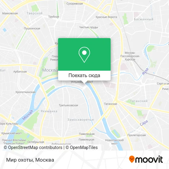 Карта Мир охоты