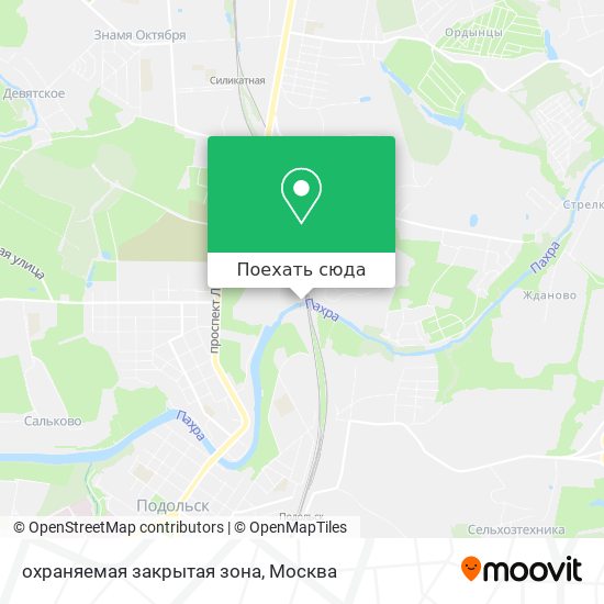 Карта охраняемая закрытая зона