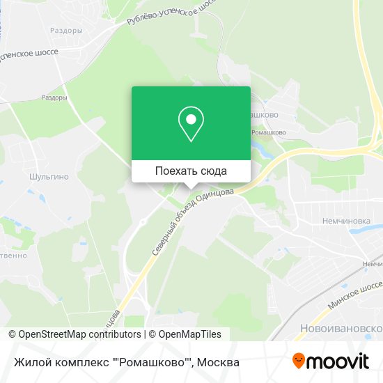 Карта Жилой комплекс ""Ромашково""