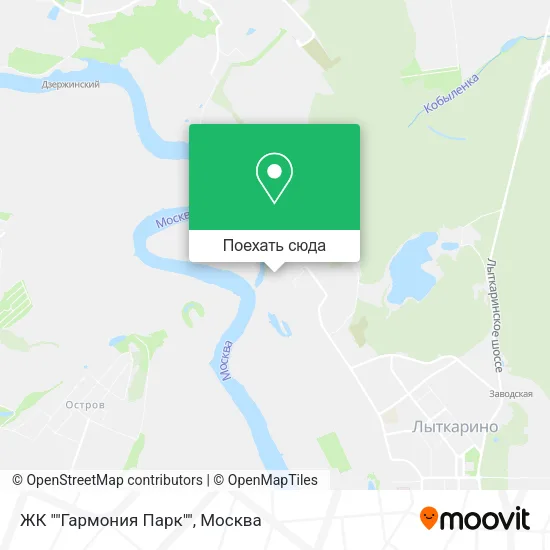 Карта ЖК ""Гармония Парк""
