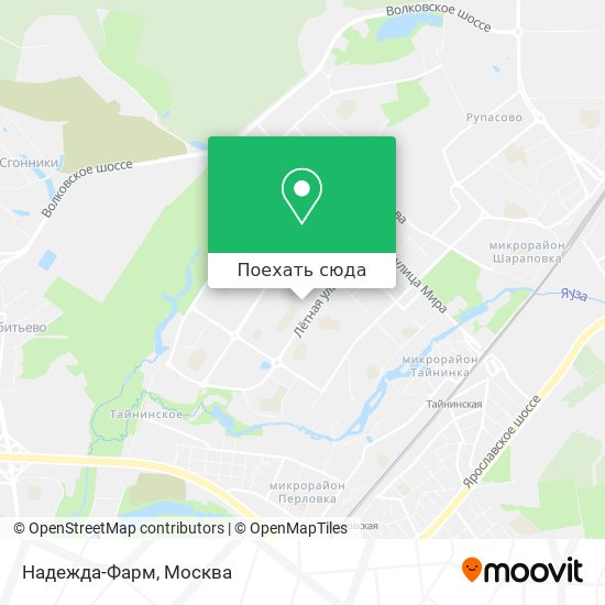 Карта Надежда-Фарм