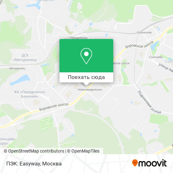 Карта ПЭК: Easyway