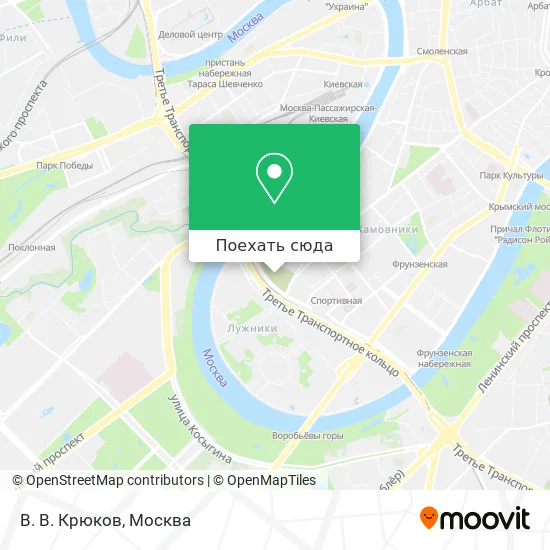 Карта В. В. Крюков