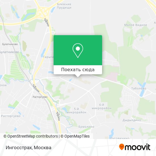 Карта Ингосстрах
