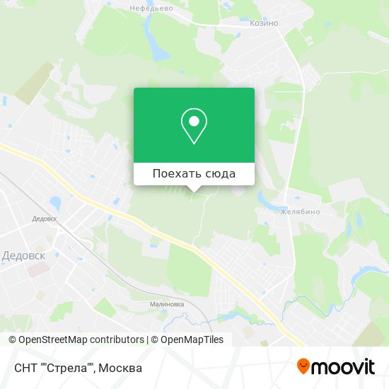 Снт стрела г жуковский карта