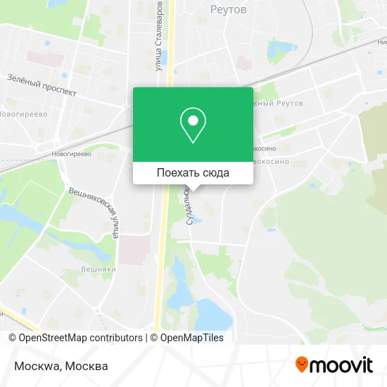 Карта Москwa