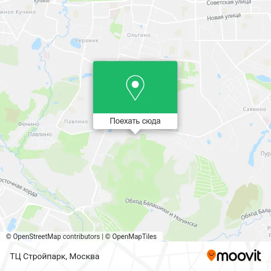 Карта ТЦ Стройпарк