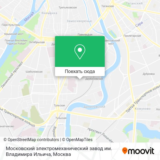 Карта Московский электромеханический завод им. Владимира Ильича