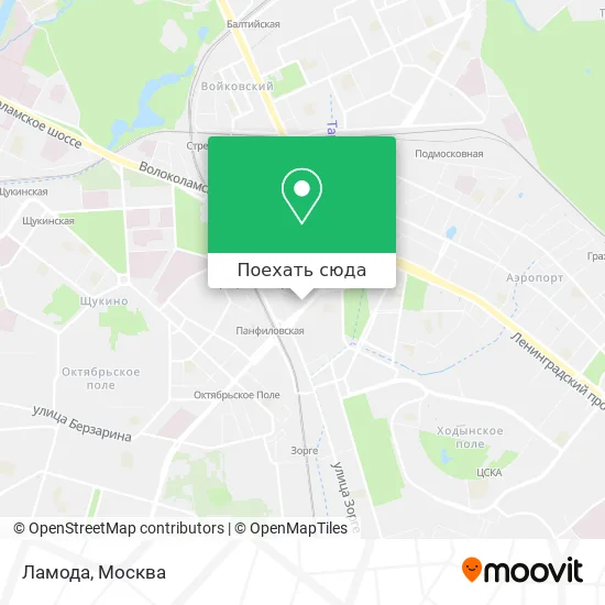 Карта Ламода