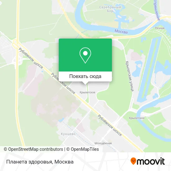 Карта Планета здоровья