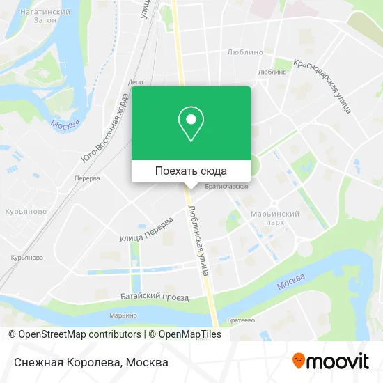 Карта Снежная Королева