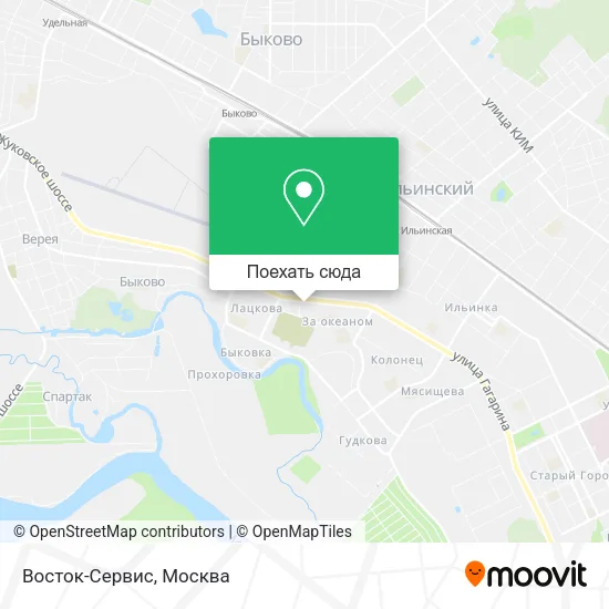 Карта Восток-Сервис