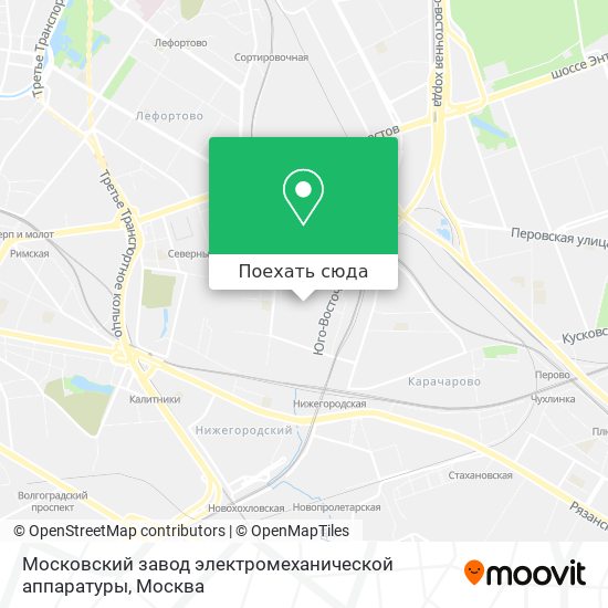 Карта Московский завод электромеханической аппаратуры