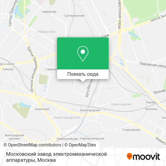 Карта Московский завод электромеханической аппаратуры