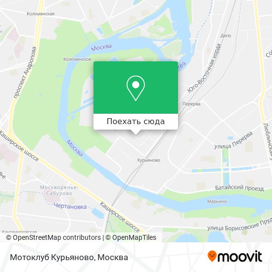 Карта Мотоклуб Курьяново