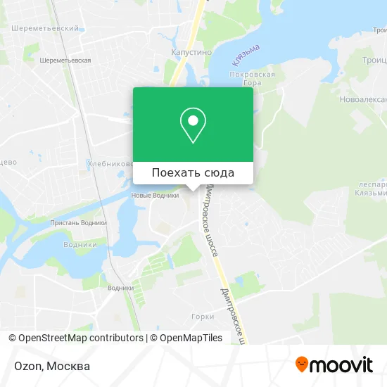 Карта Ozon