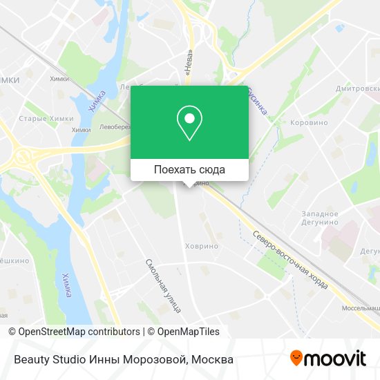 Карта Beauty Studio Инны Морозовой