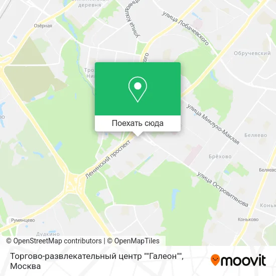 Карта Торгово-развлекательный центр ""Галеон""