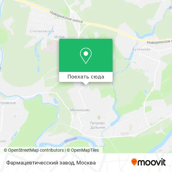 Карта Фармацевтичесский завод