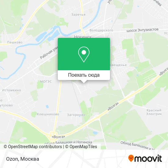 Карта Ozon