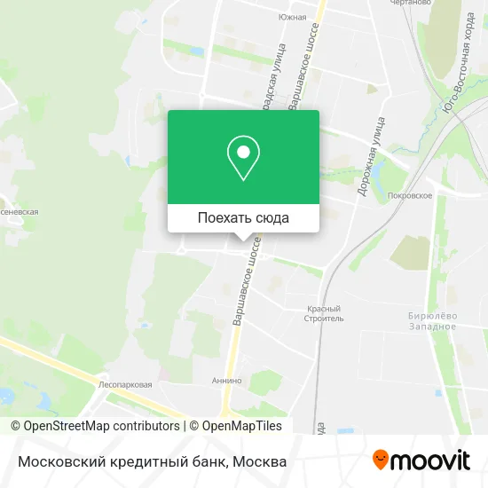 Карта Московский кредитный банк