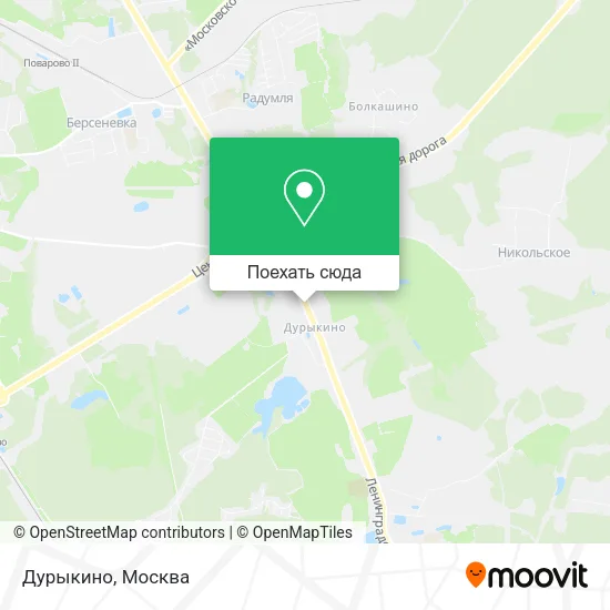 Карта Дурыкино