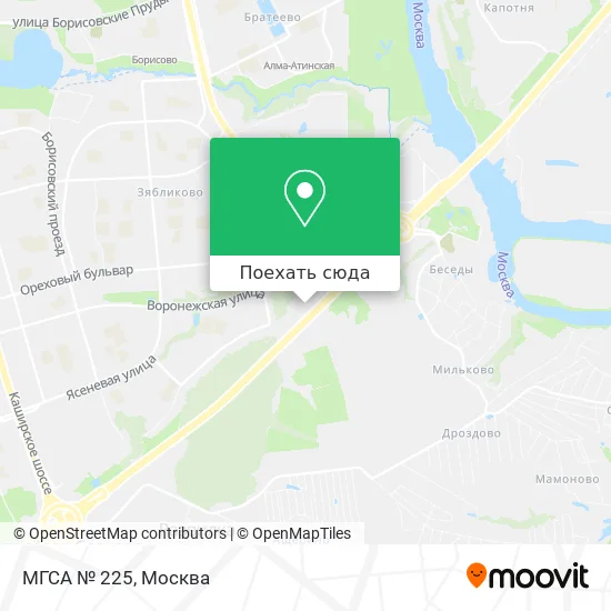 Карта МГСА № 225