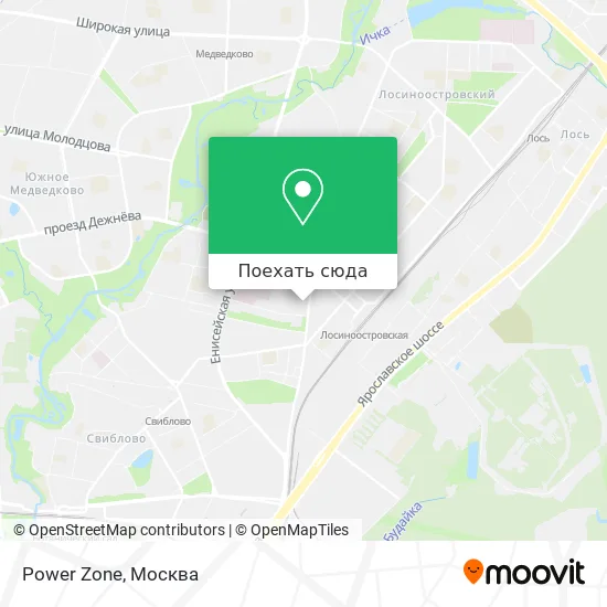 Карта Power Zone