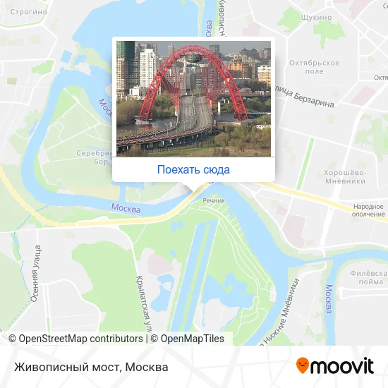 Карта Живописный мост