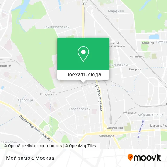 Карта Мой замок