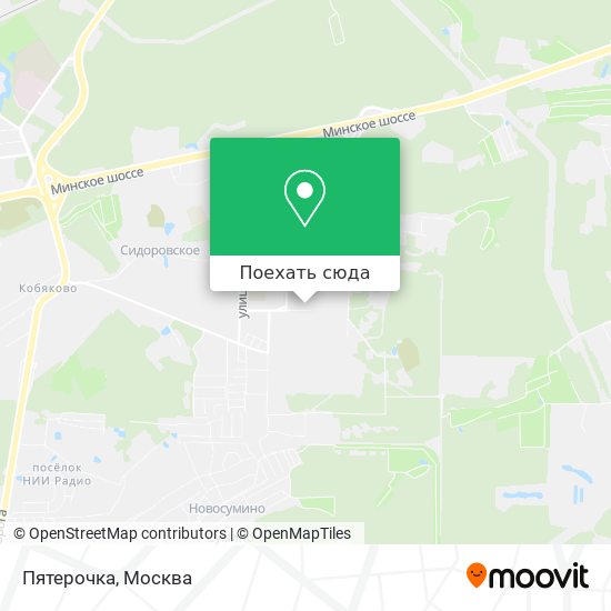 Карта Пятерочка