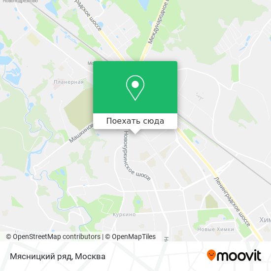 Карта Мясницкий ряд