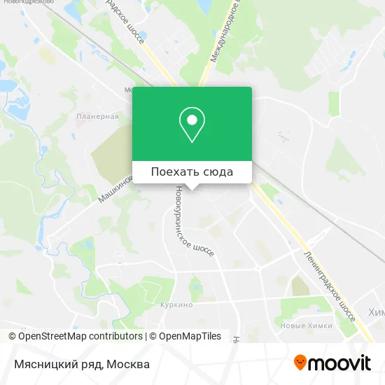 Карта Мясницкий ряд