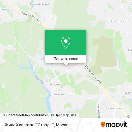 Карта Жилой квартал ""Отрада""