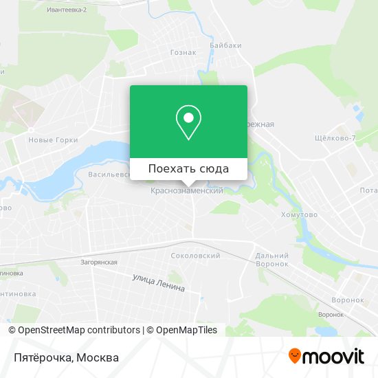Карта Пятёрочка