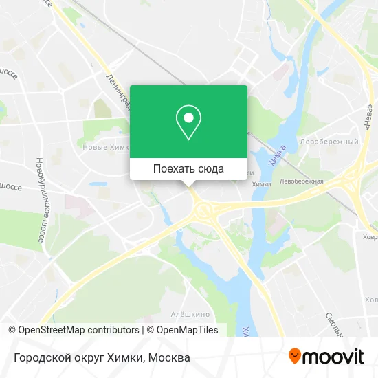 Карта Городской округ Химки