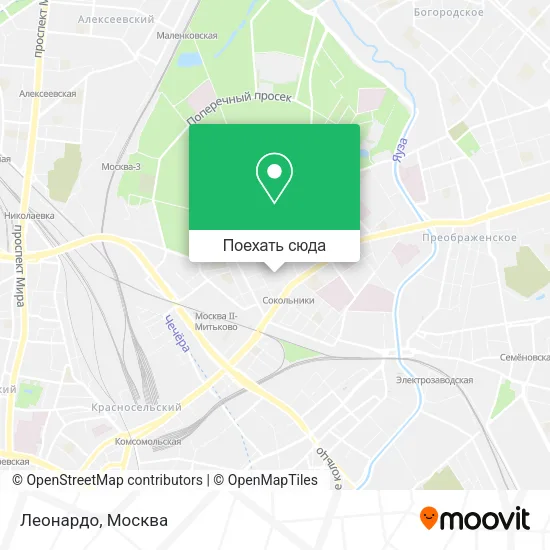 Карта Леонардо