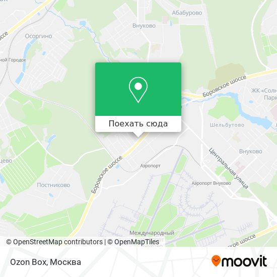 Карта Ozon Box