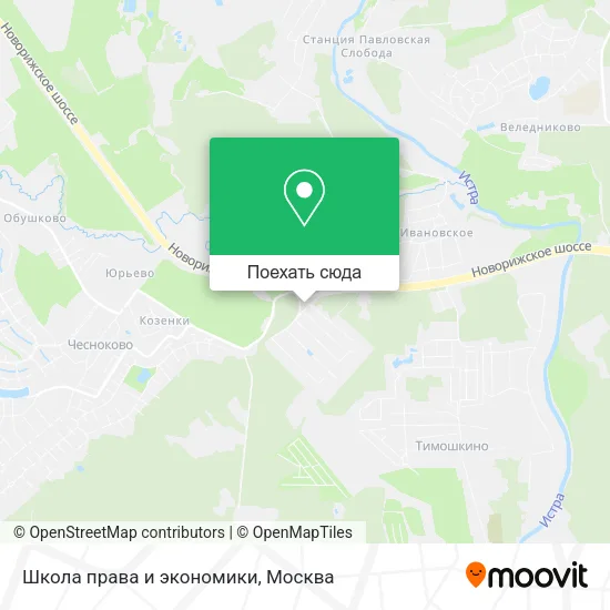 Карта Школа права и экономики