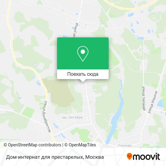 Карта Дом-интернат для престарелых