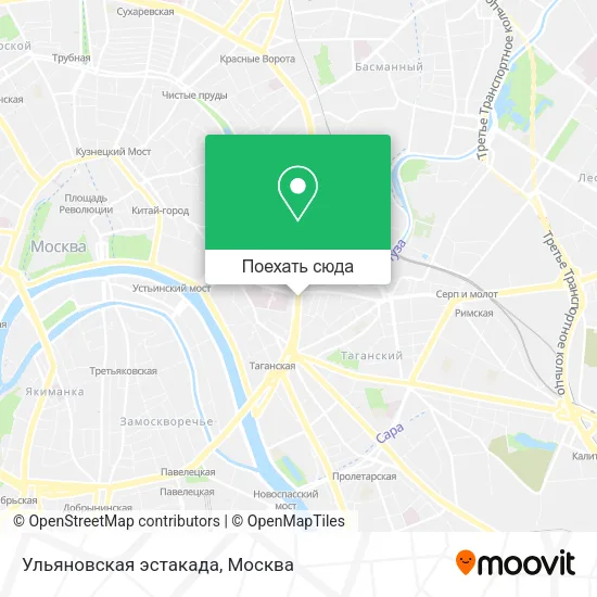 Карта Ульяновская эстакада