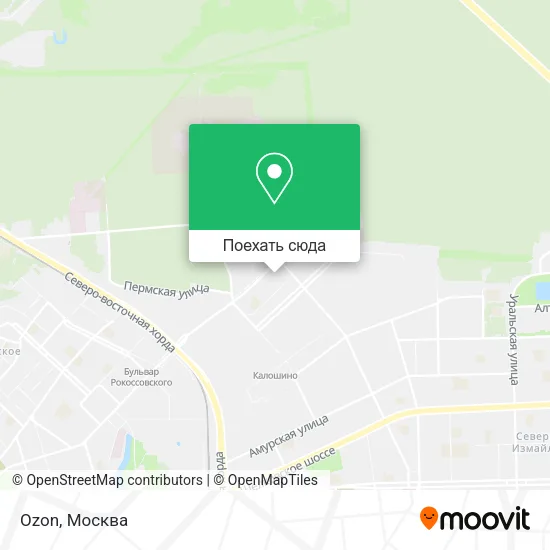 Карта Ozon
